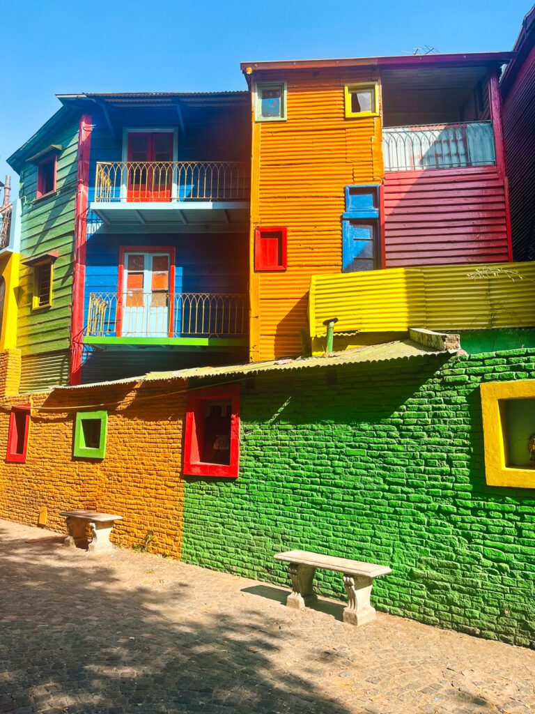 a colorful building in buenos aires