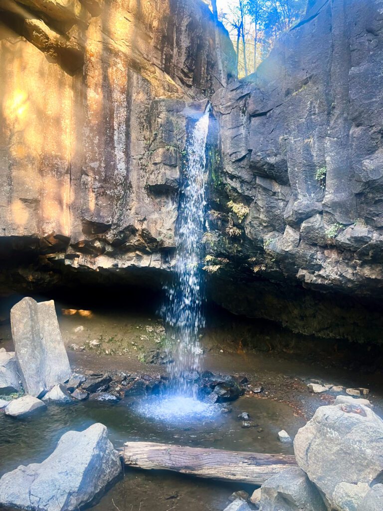 hedge creek falls in northern california