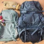 backpacks included in a packing list for long-term travel