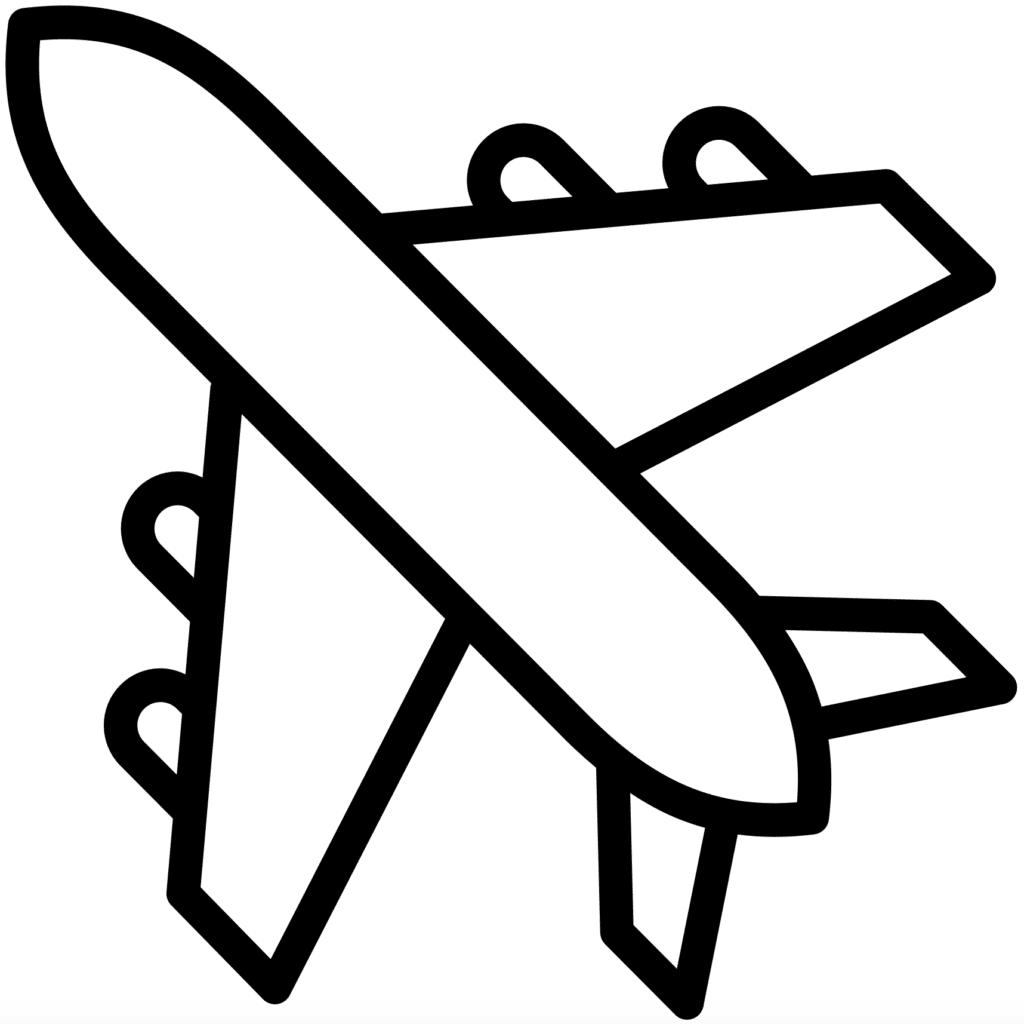 an airplane graphic