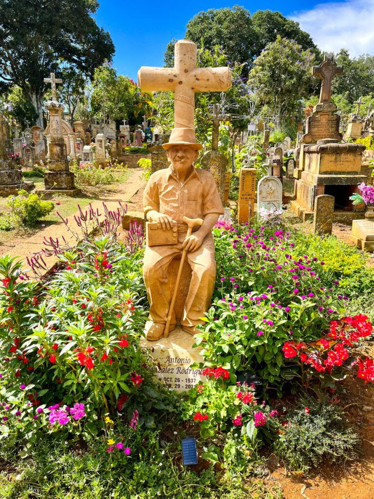 a cemetery in barichara, colombia