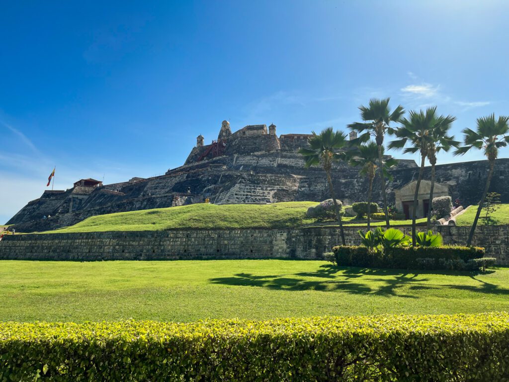 a historic castle in cartagena, colombia