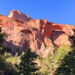 the kolob arch in zion national park