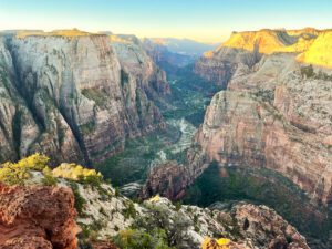 observation point in zion national park